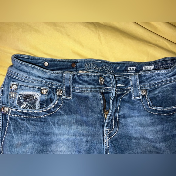 MissMe Jean size 28 boot cut - Picture 4 of 9
